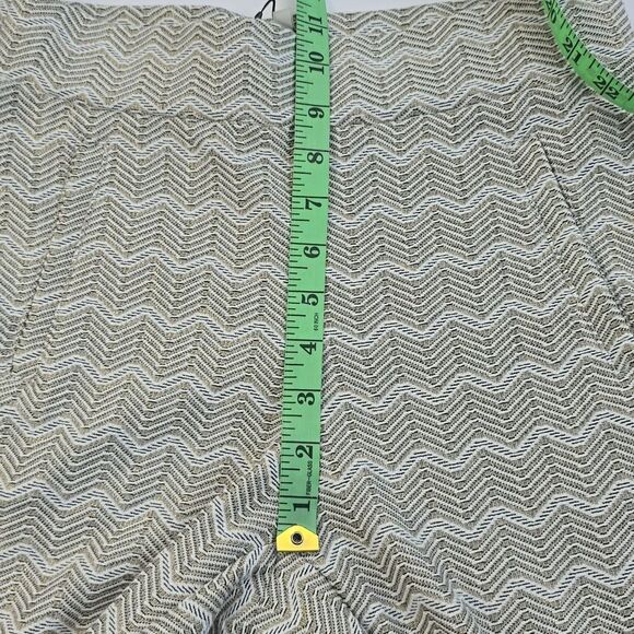 ANNE KLEIN NWT Womens Metallic Textured Side-Striped Jogger Pants XS - Picture 12 of 13